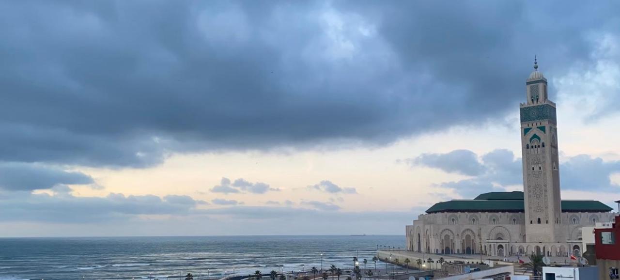Bel Appartement Avec Une Belle Vue Sur La Grande Mosquee Hassan II Et La Mer Casablanca Kültér fotó